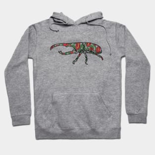 Floral beetle Hoodie